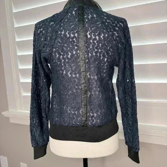 Stella & Dot Lace Bomber - Picture 2 of 9